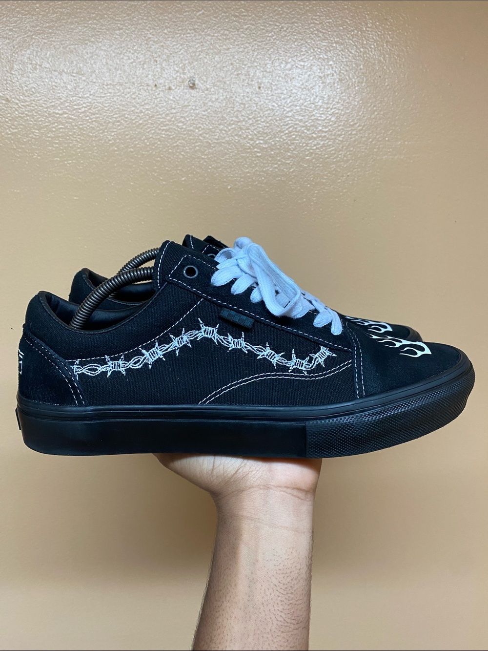 Elijah Berle X Vans Skate Old Skool “Black White” Size 11.5 VN0A5FCBB8C